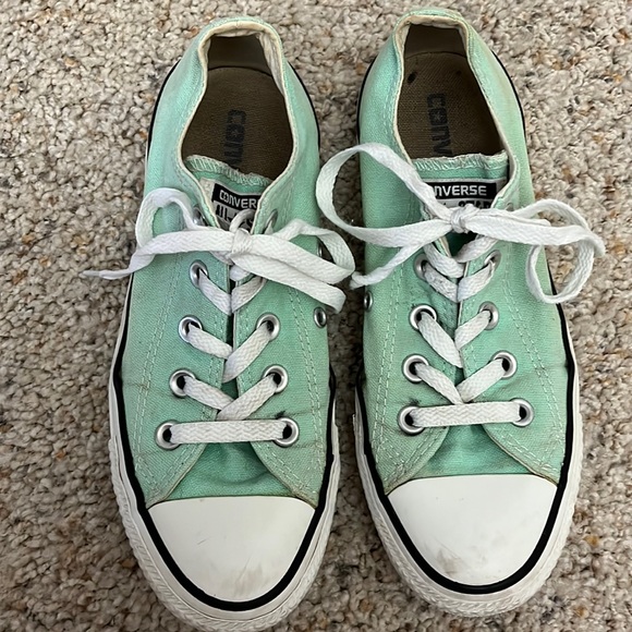 Converse Shoes Converse Mint Green Tennis Shoes Poshmark